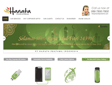 Tablet Screenshot of hanatapratama.com